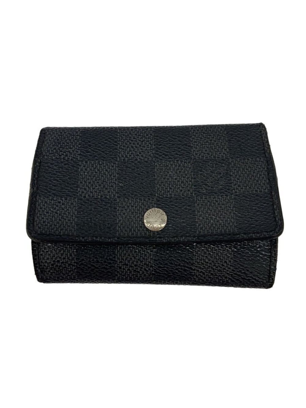 LOUIS VUITTON Multicles Graphite Black Leather Black